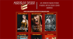 Desktop Screenshot of murderbydessert.com