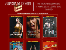 Tablet Screenshot of murderbydessert.com